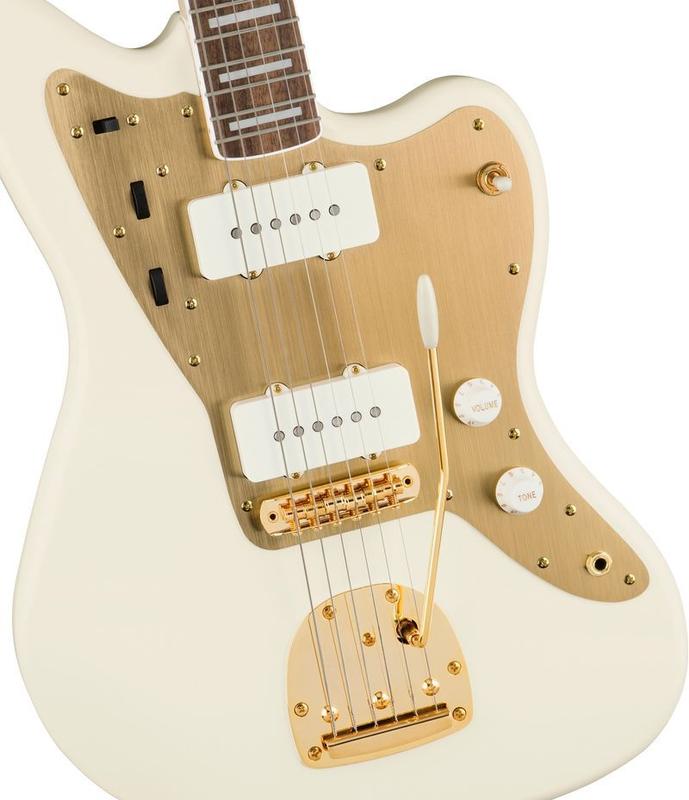 ギター Squier 40th Anniversary Jazzmaster Gold Guitarra Fender Squier 40TH Anniversary Jazzmaster Gold Edition